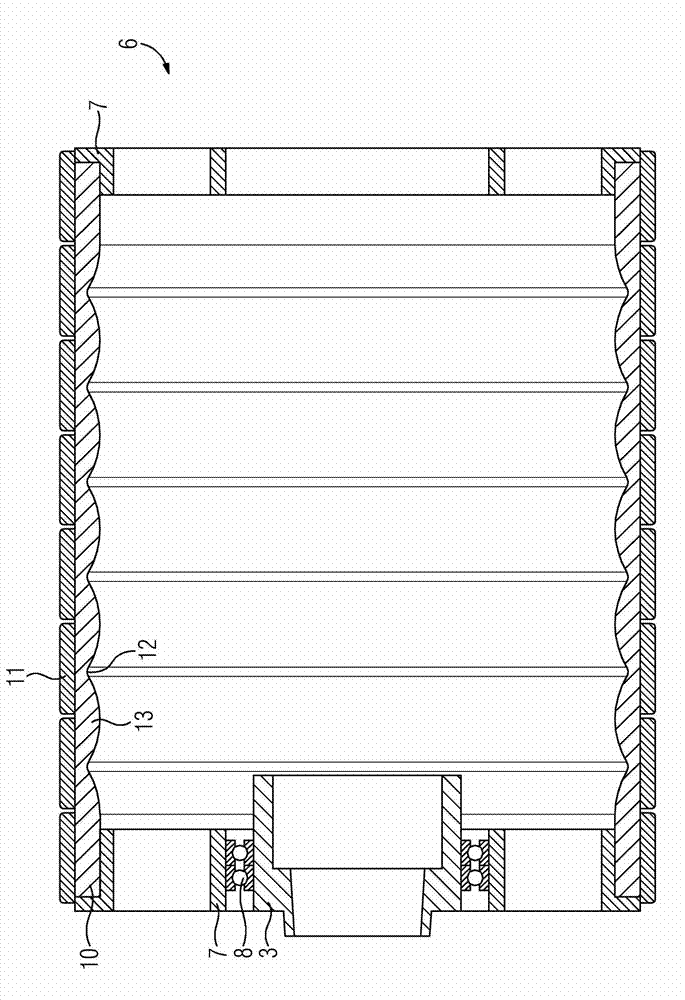 Combined driving device for performing rotational motion and reciprocating linear motion and linear motor with reduced inertia