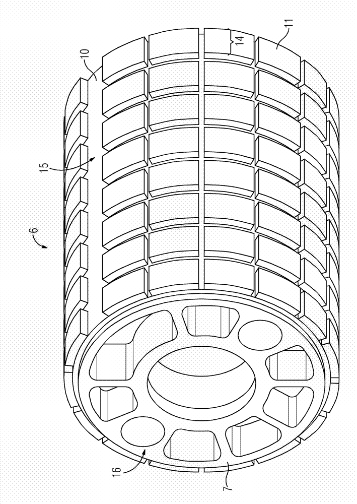 Combined driving device for performing rotational motion and reciprocating linear motion and linear motor with reduced inertia