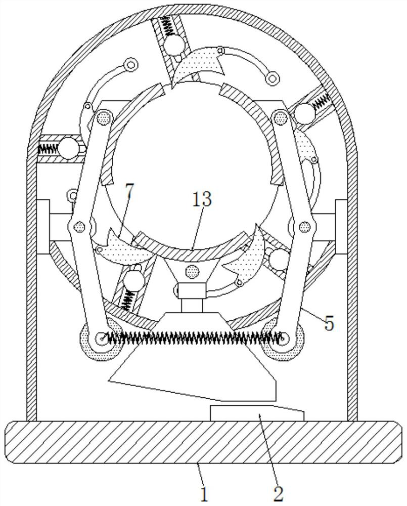 Intelligent stripping device capable of stripping cables of different sizes