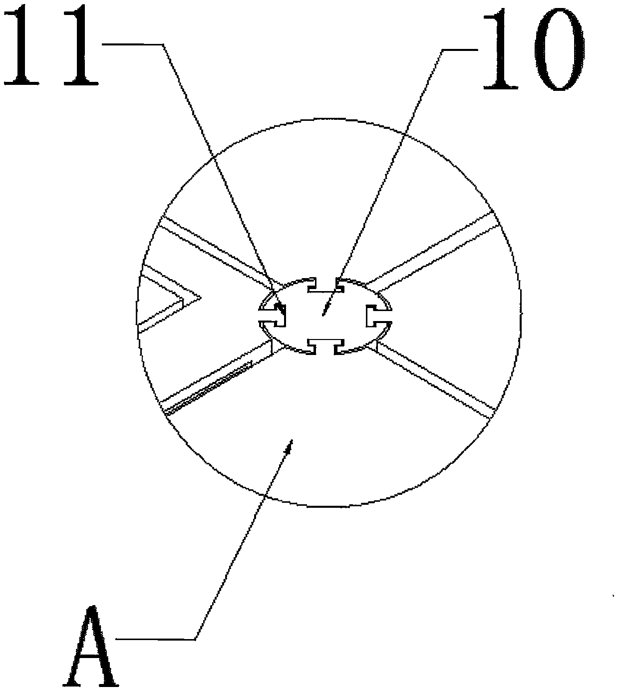 Storage and classification integrated device for urological medical equipment