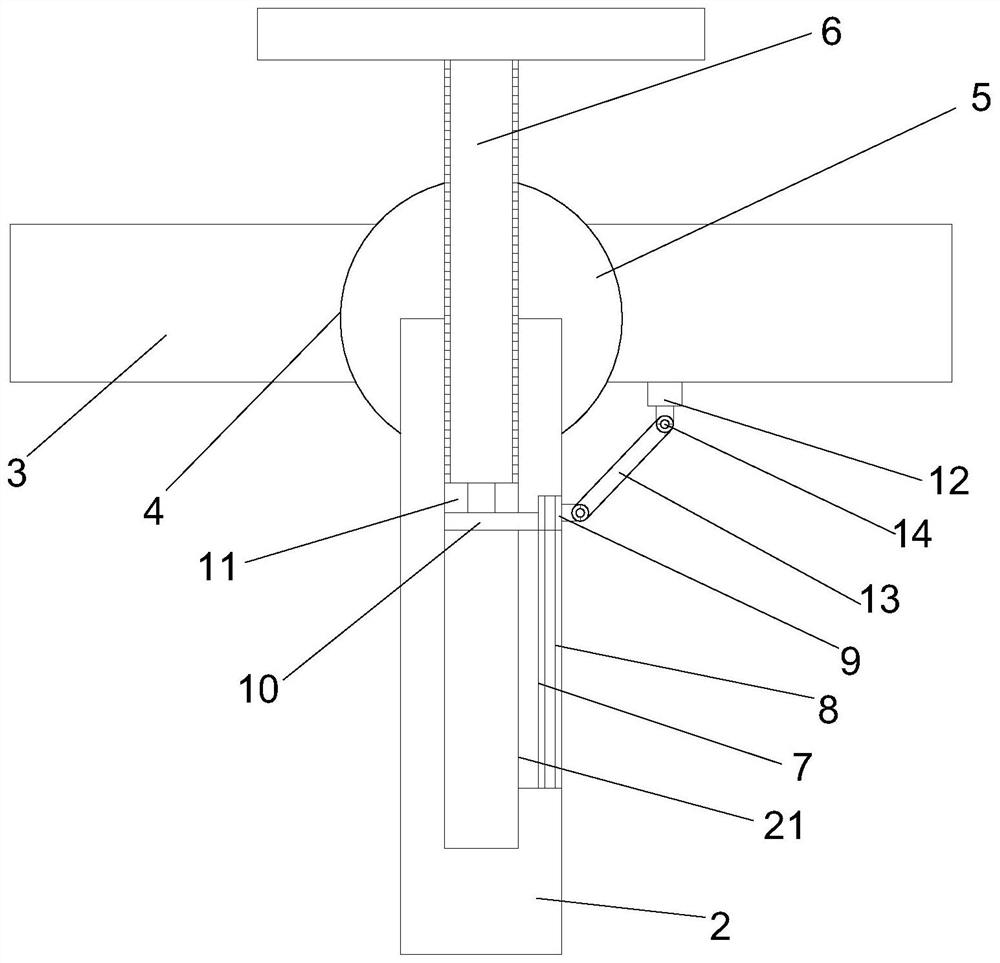 Permanent-magnet direct-drive system for cooling tower