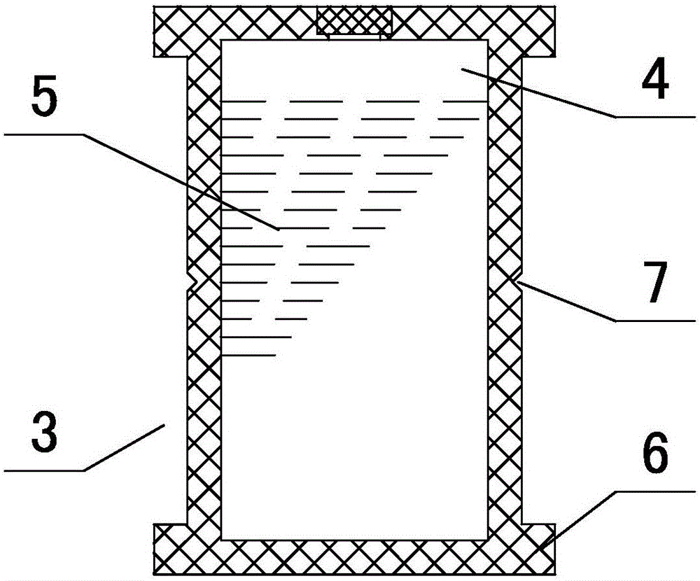 Anti-corrosion reinforcing structure for column