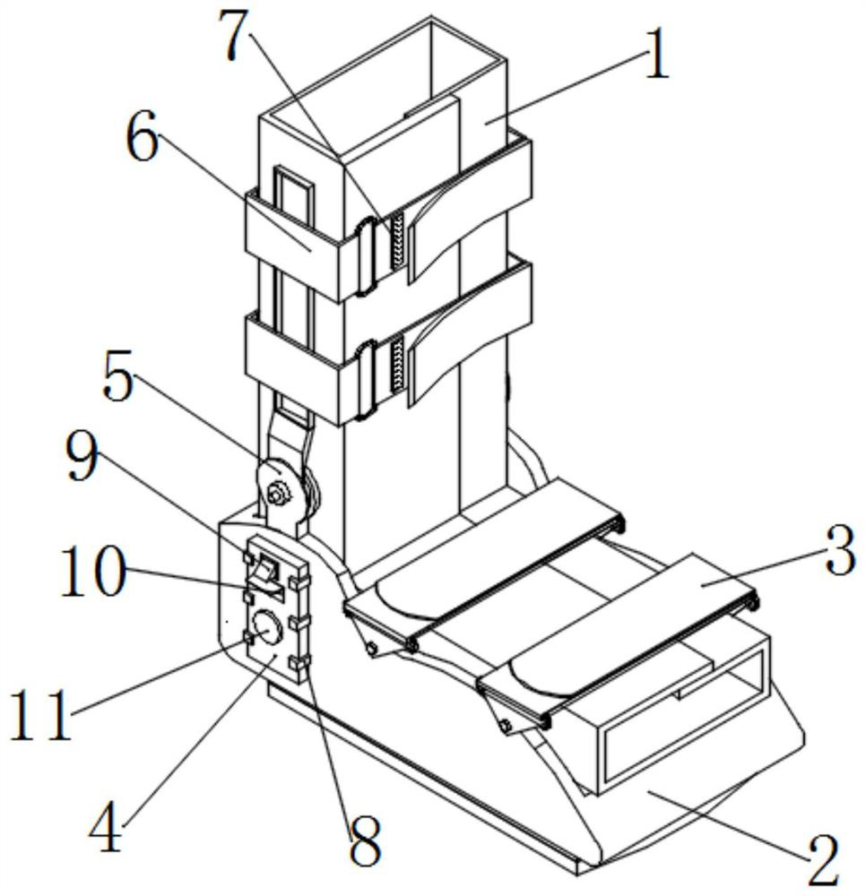 Foot fixing device for hand and foot surgical nursing