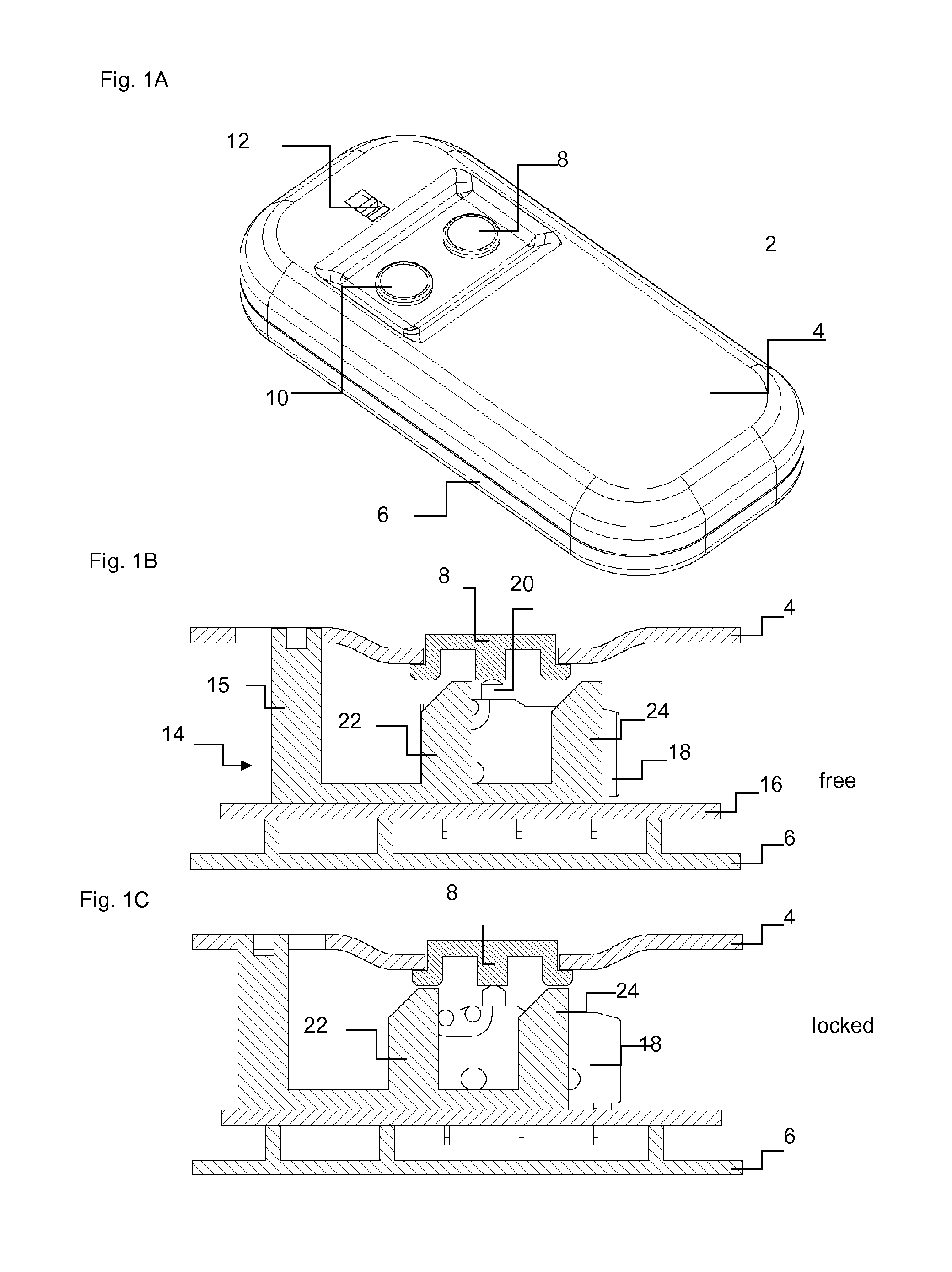 Mechanically lockable hand switch