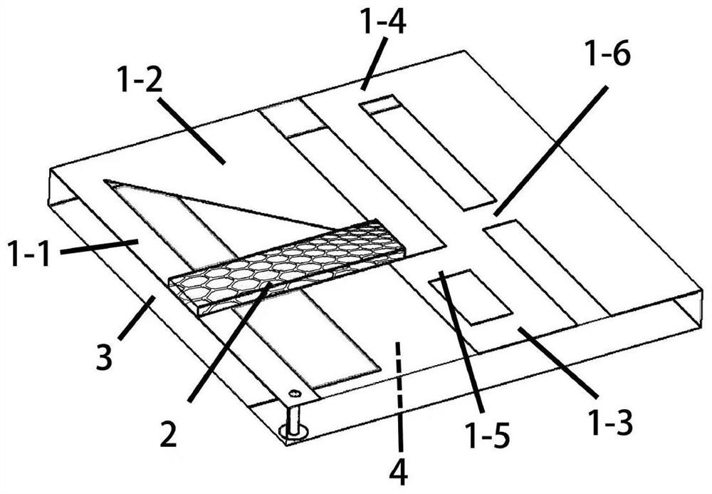 Antenna methane sensor based on bridging structure