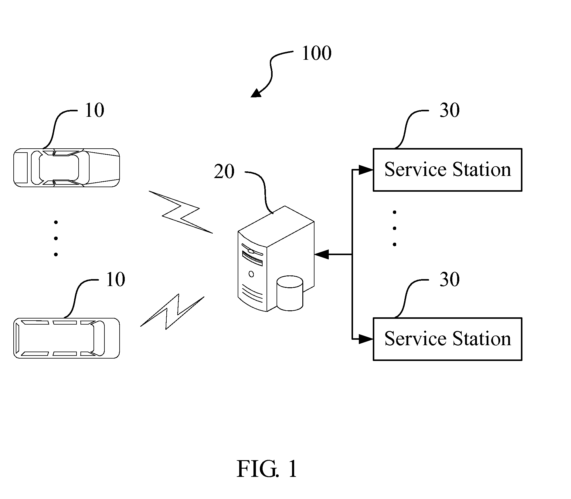 Automobile servicing method, diagnostic server and automobile thereof