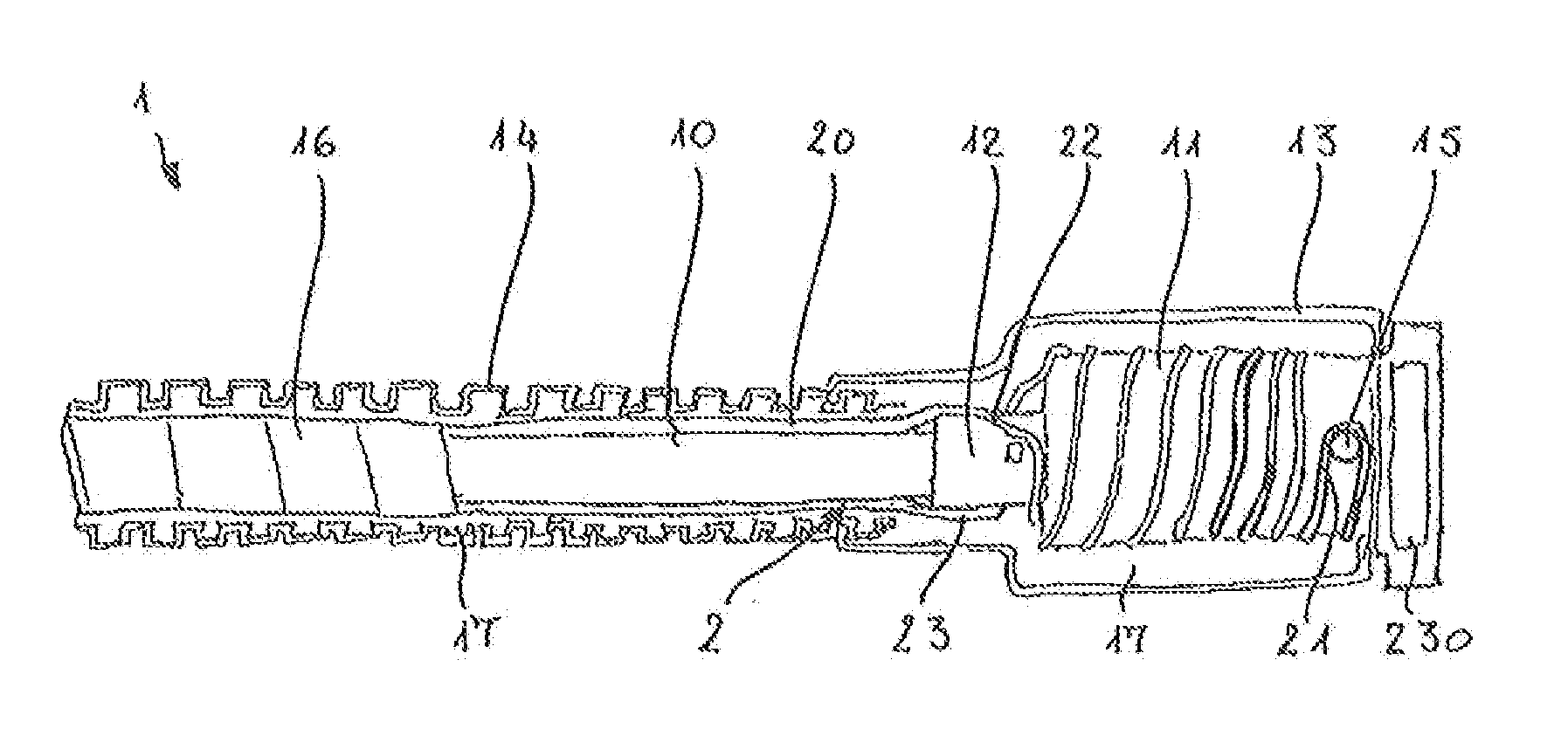 Heatable medium pipe