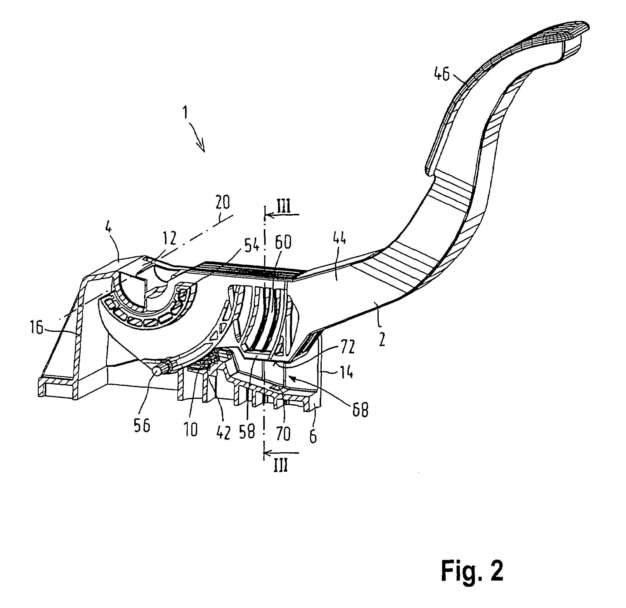 Accelerator pedal module