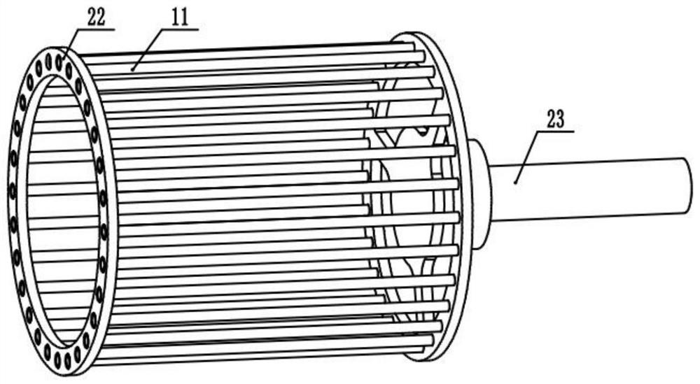 Straw collecting and incineration device