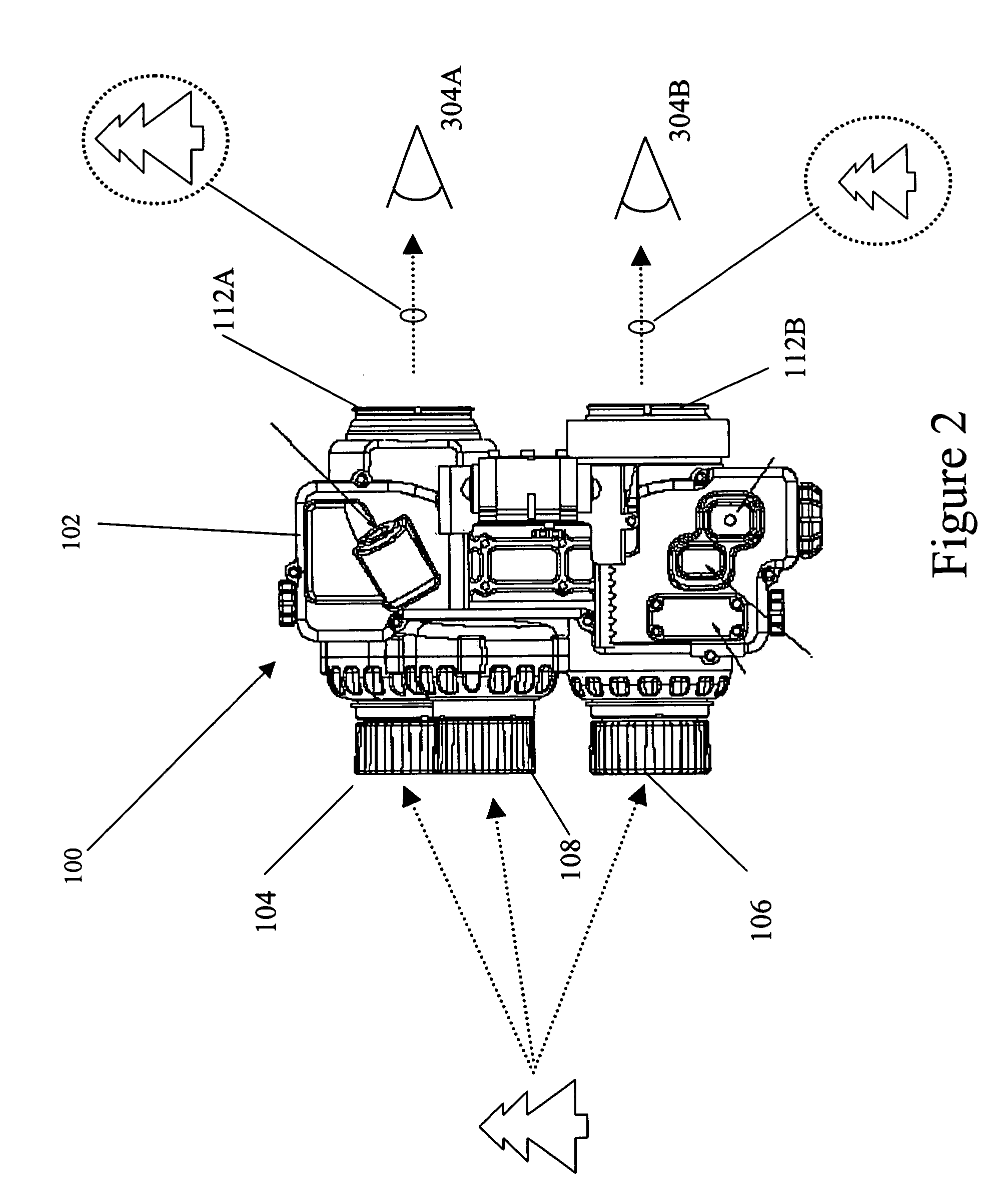 Vision system with eye dominance forced to fusion channel