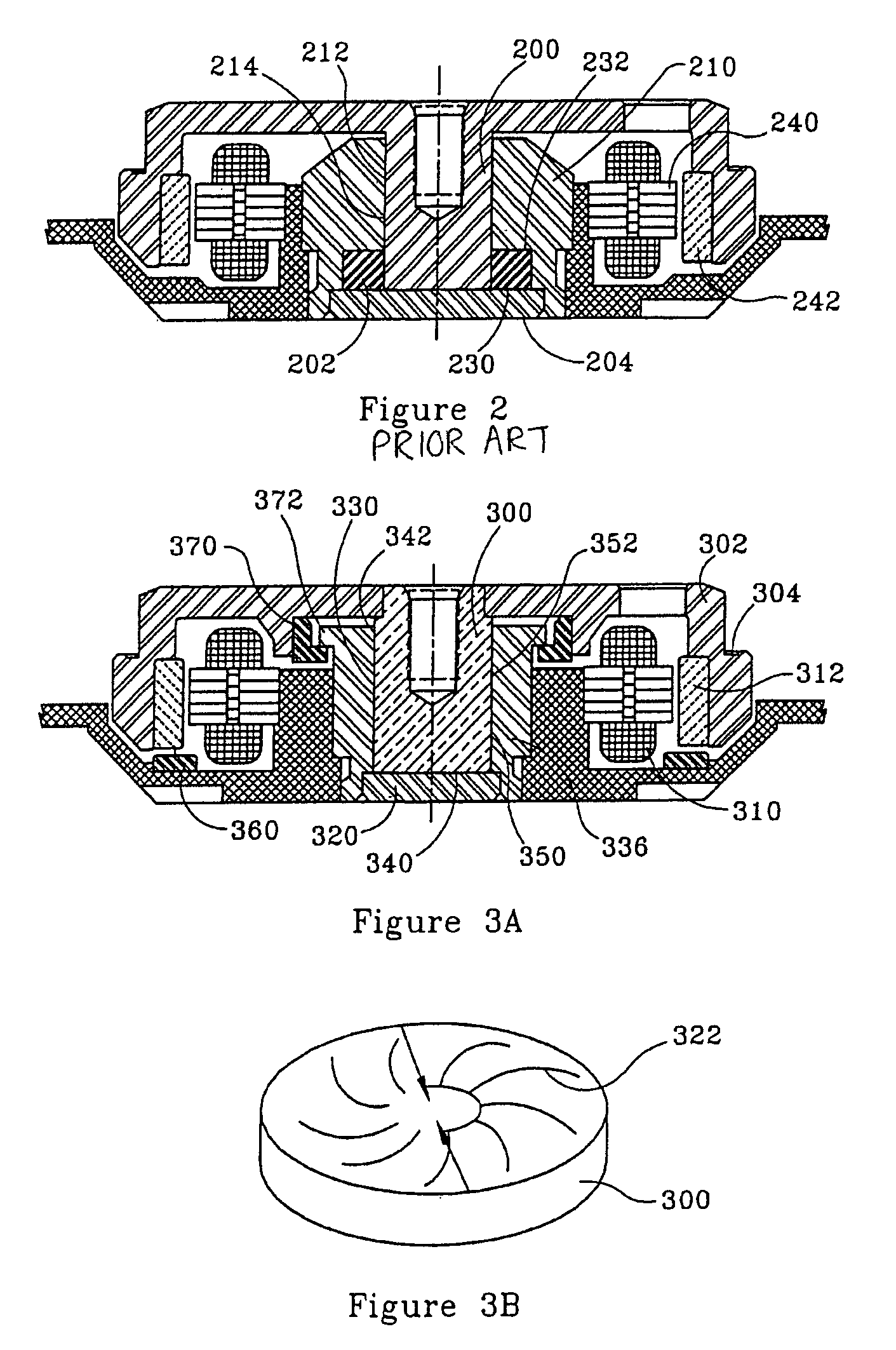 Low profile fluid dynamic bearing