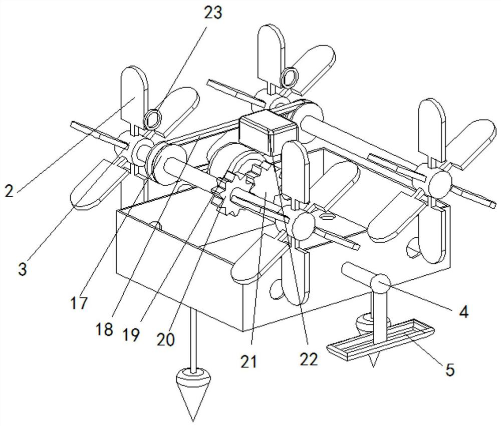 Fixed-depth water taking device for water quality detection