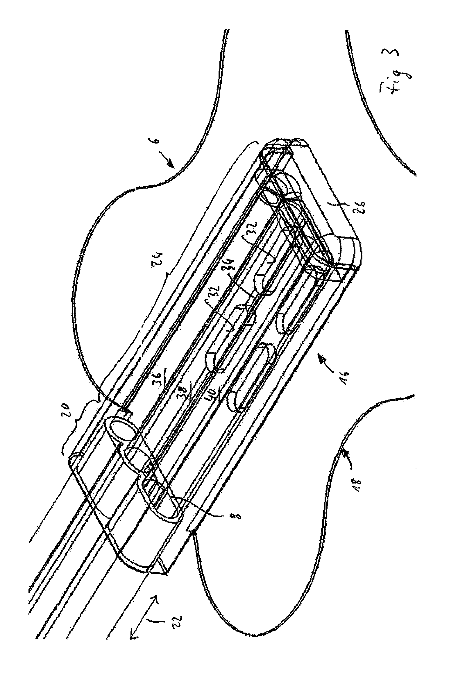 Connection device for use in the negative pressure treatment of wounds