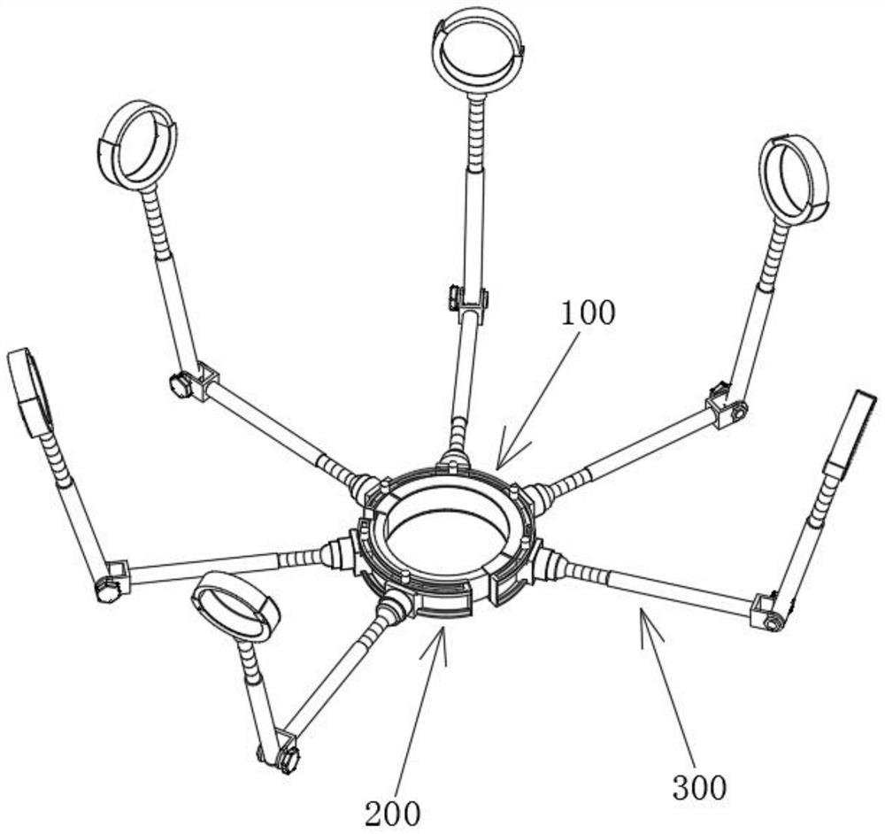 Garden landscape tree modeling fixing device