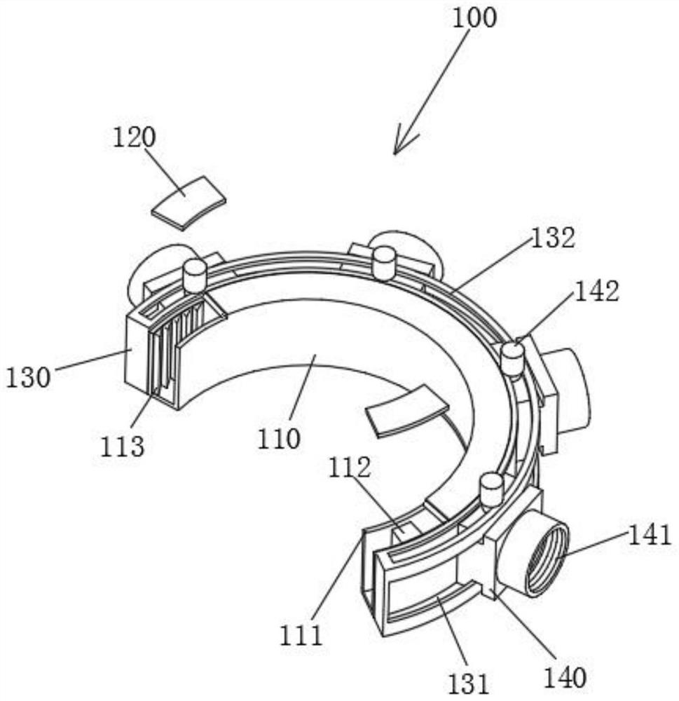 Garden landscape tree modeling fixing device