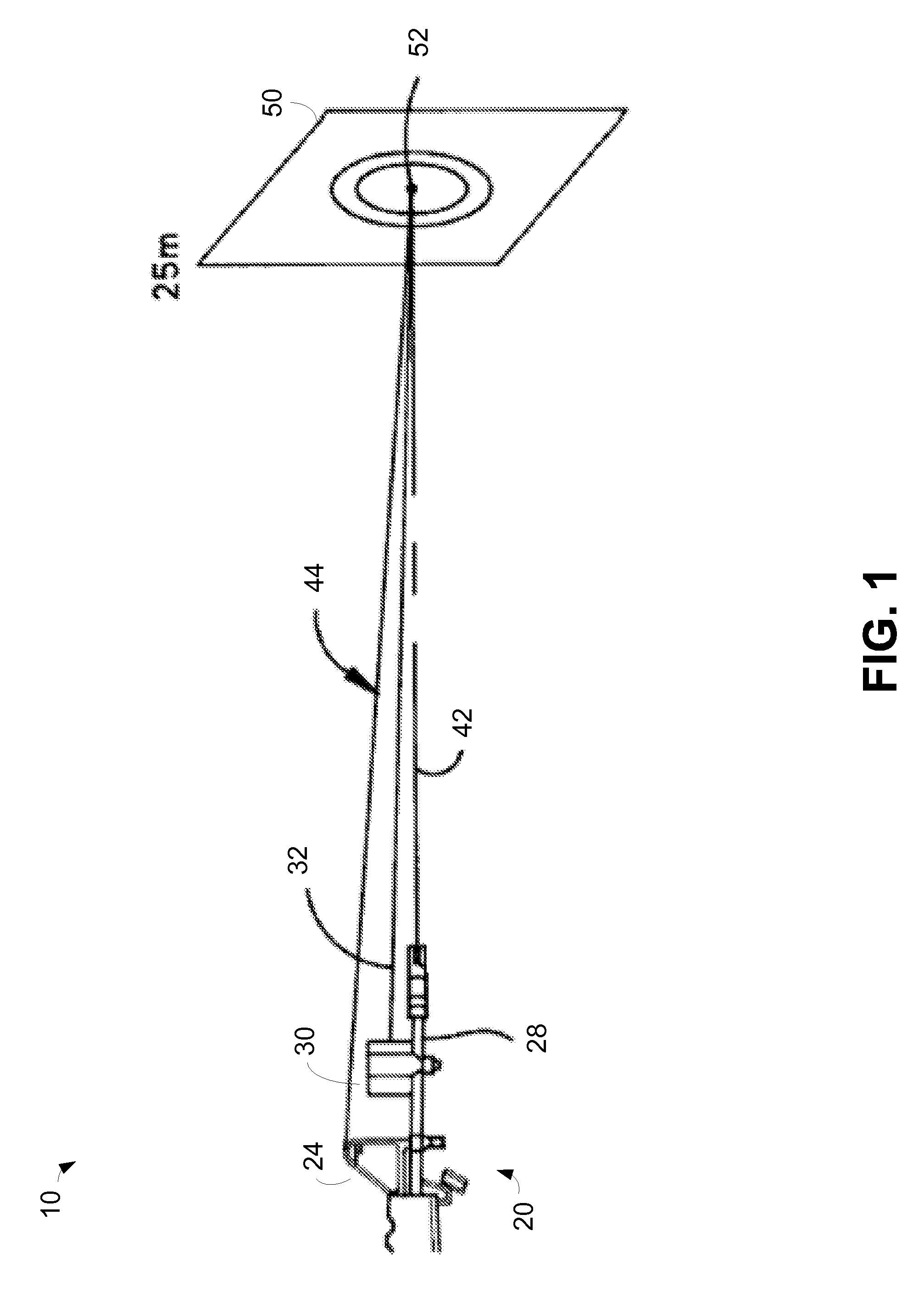 Two beam small arms transmitter