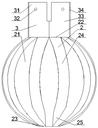 A large ball head size chrome plating device