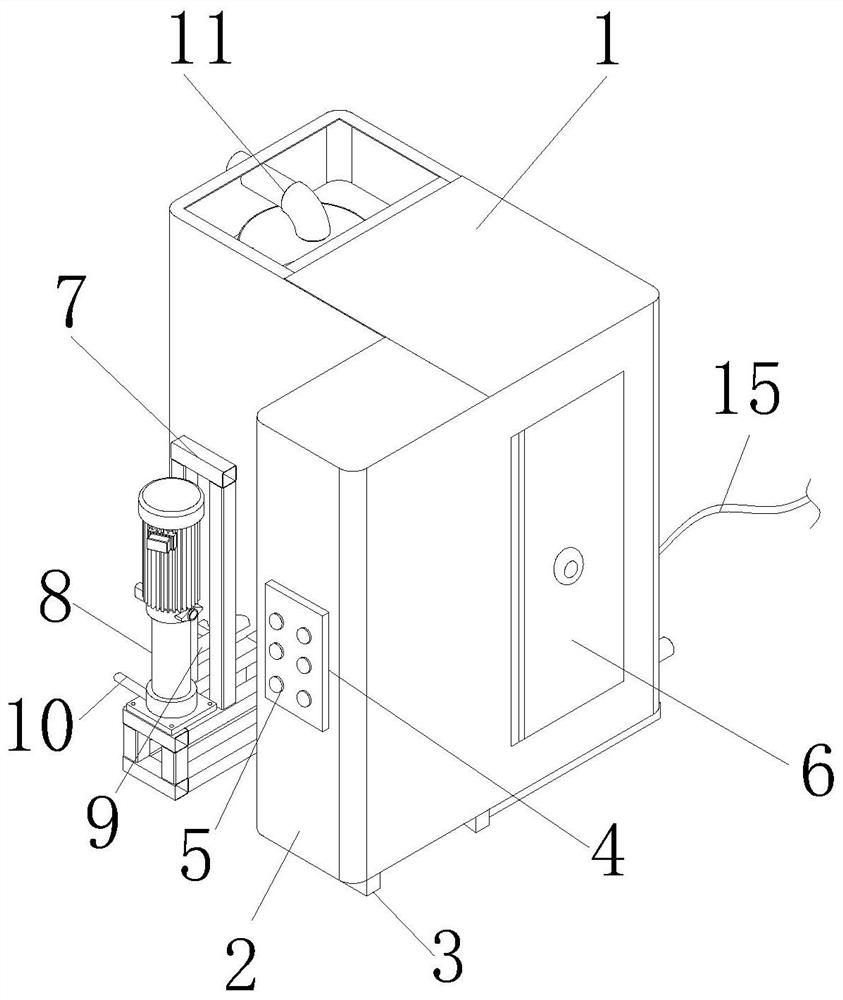 A post-treatment device for cosmetics production wastewater