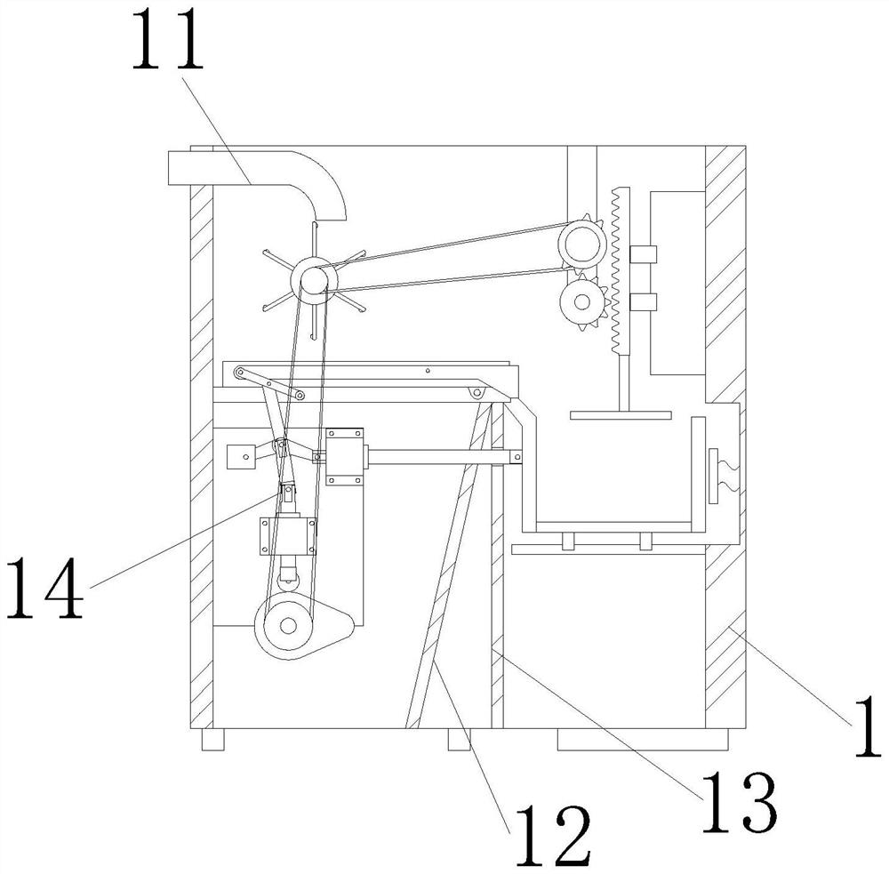 A post-treatment device for cosmetics production wastewater