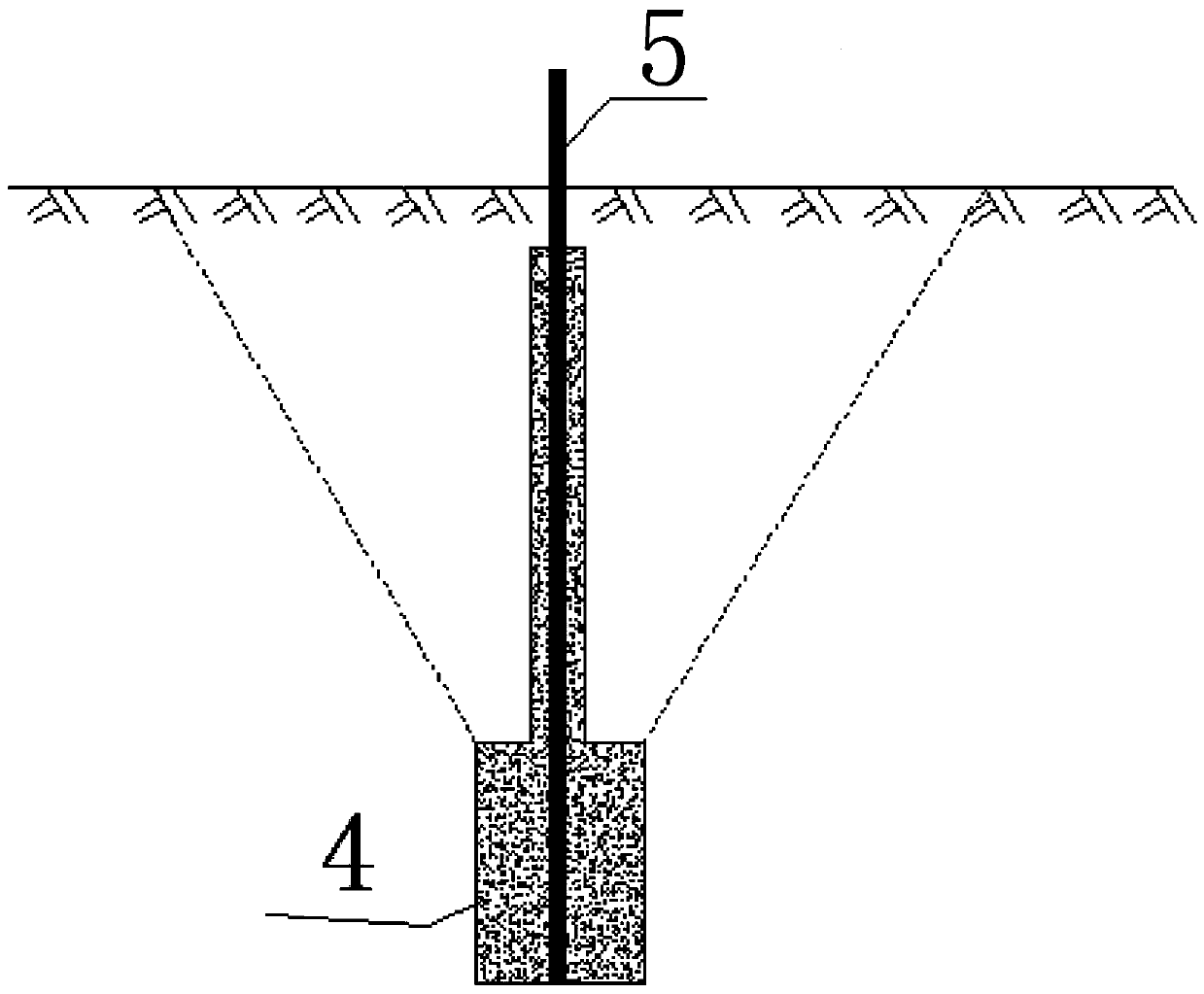 A kind of ice expansion method of rock and soil mass