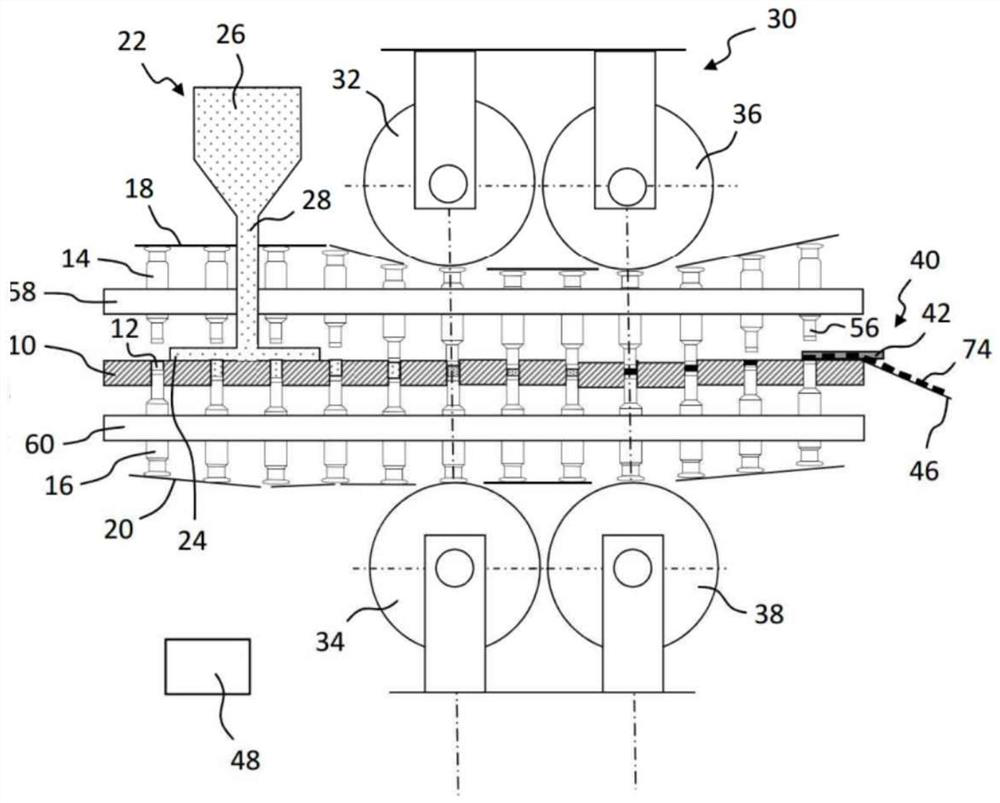 Switch, rotary tablet press and method for operating the switch