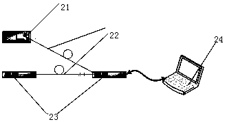 Adjustable two-way transmission micro-photoelectric system supporting online upgrading configuration