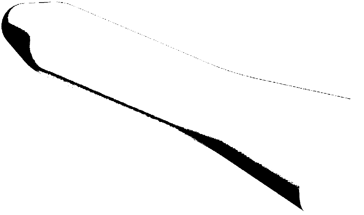 A method for determining outer boundary of computational domain for numerical solution of steady flow around aircraft