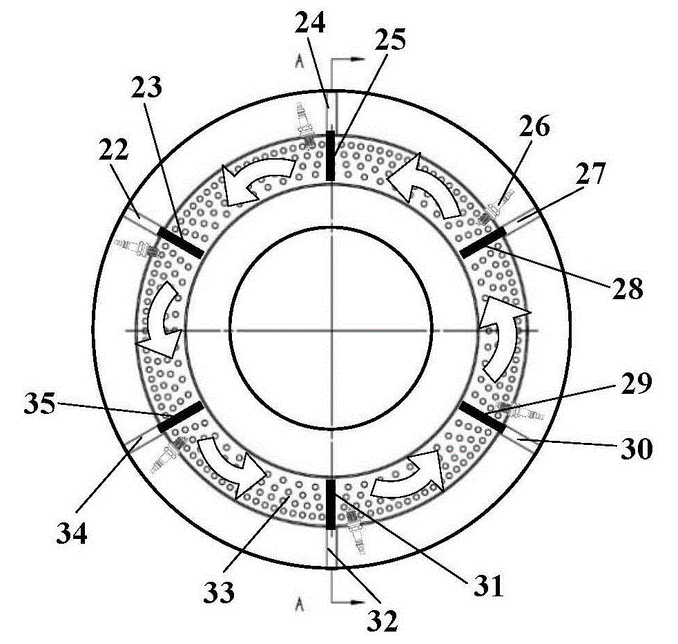 A rotating detonation gas turbine