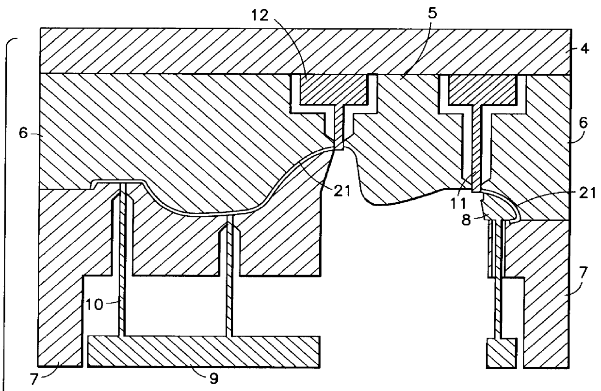 Process for including a decoration, particularly a textile decoration, in a piece of plastic material