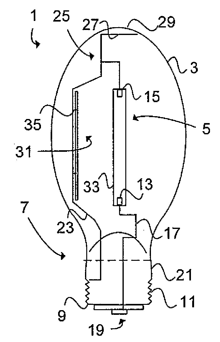 High pressure sodium lamp