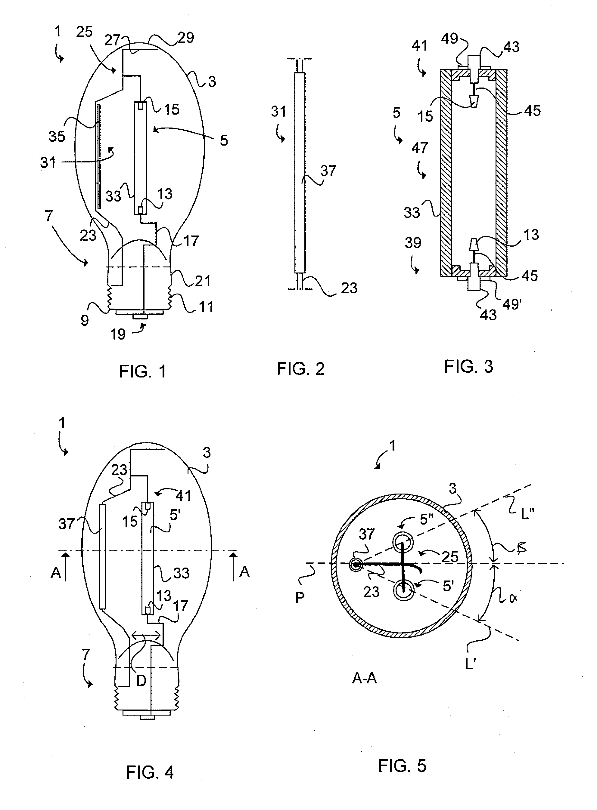 High pressure sodium lamp