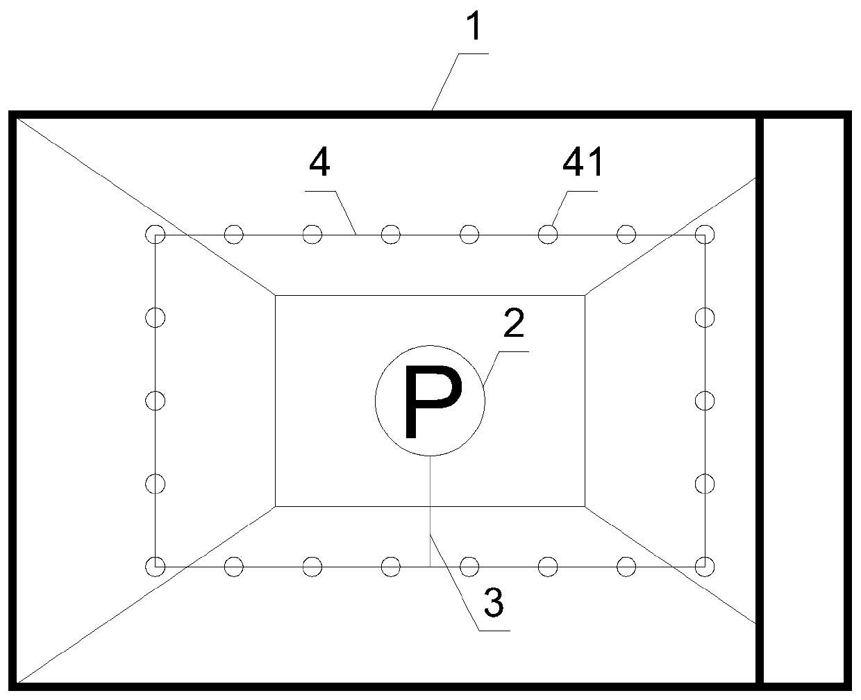 Sewage processing equipment settling pond circulating sludge stirring structure