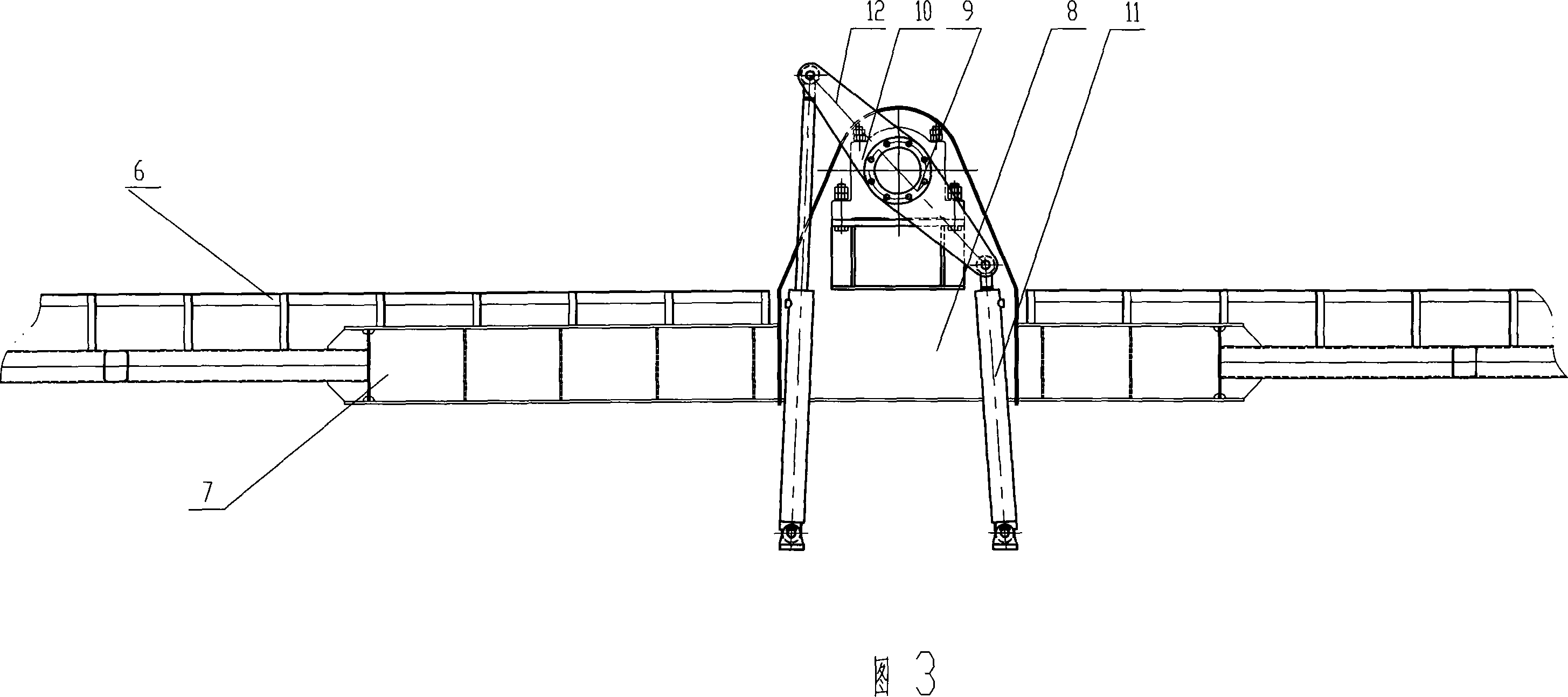 Rotary viewing platform of spherical screen cinema