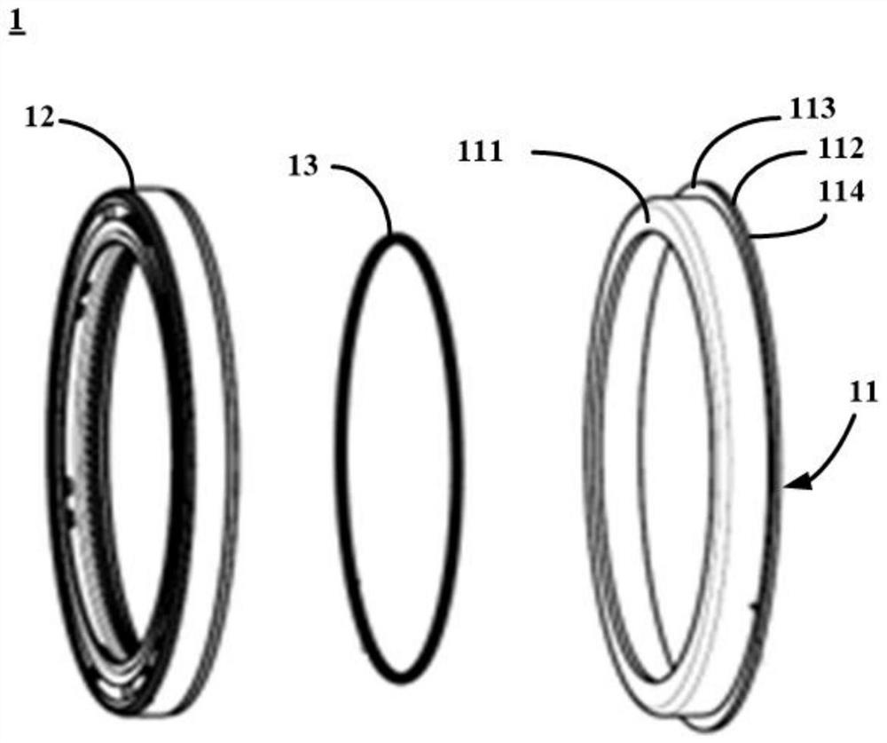 Crankshaft oil seal assembly, crankcase and vehicle