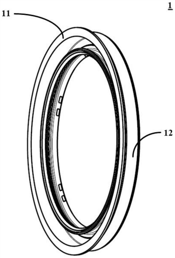 Crankshaft oil seal assembly, crankcase and vehicle