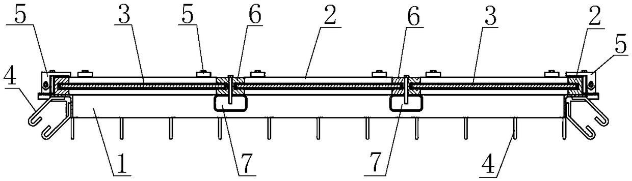 Daylighting roof for civil air defense project, and mounting and application method thereof