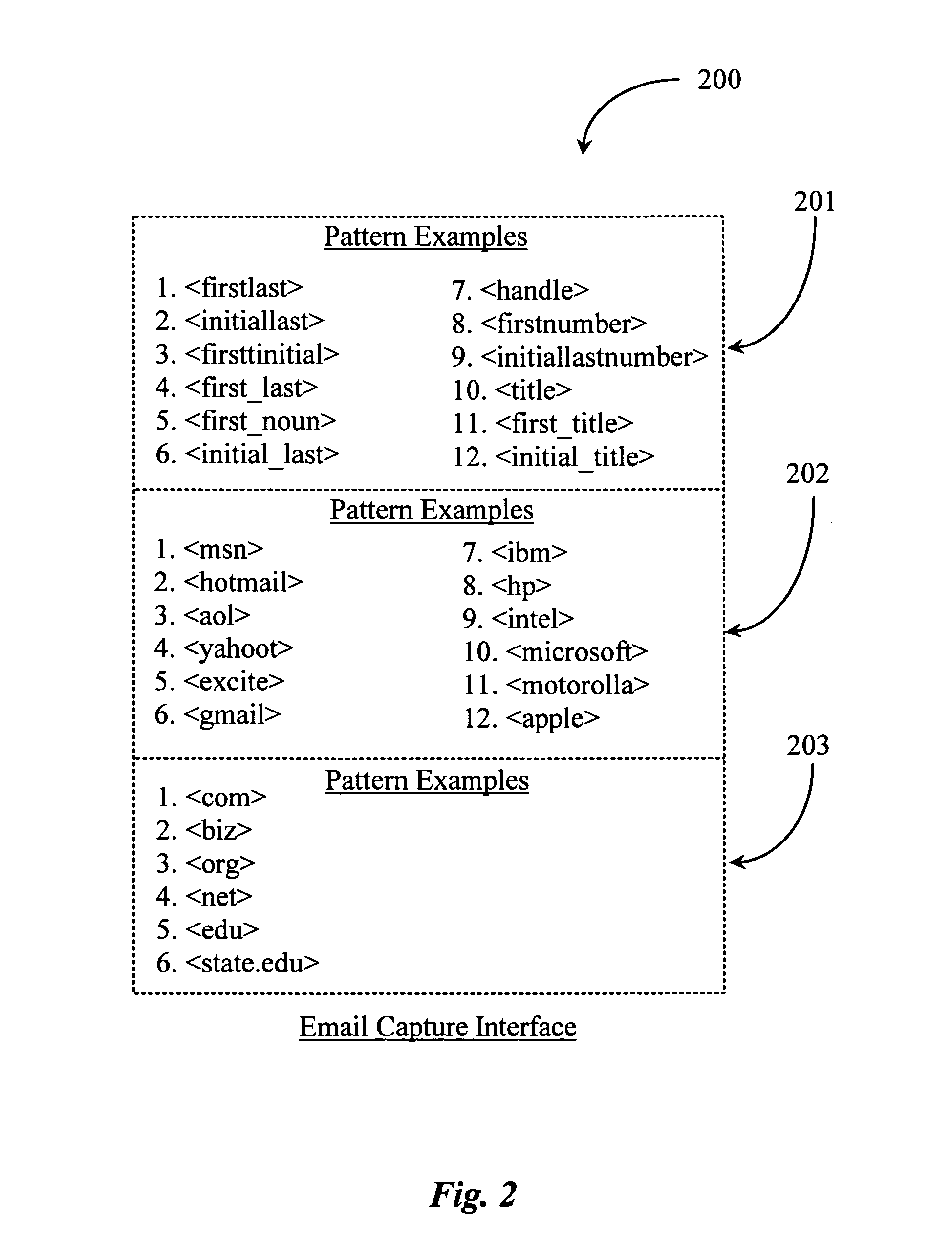 Email capture system for a voice recognition speech application