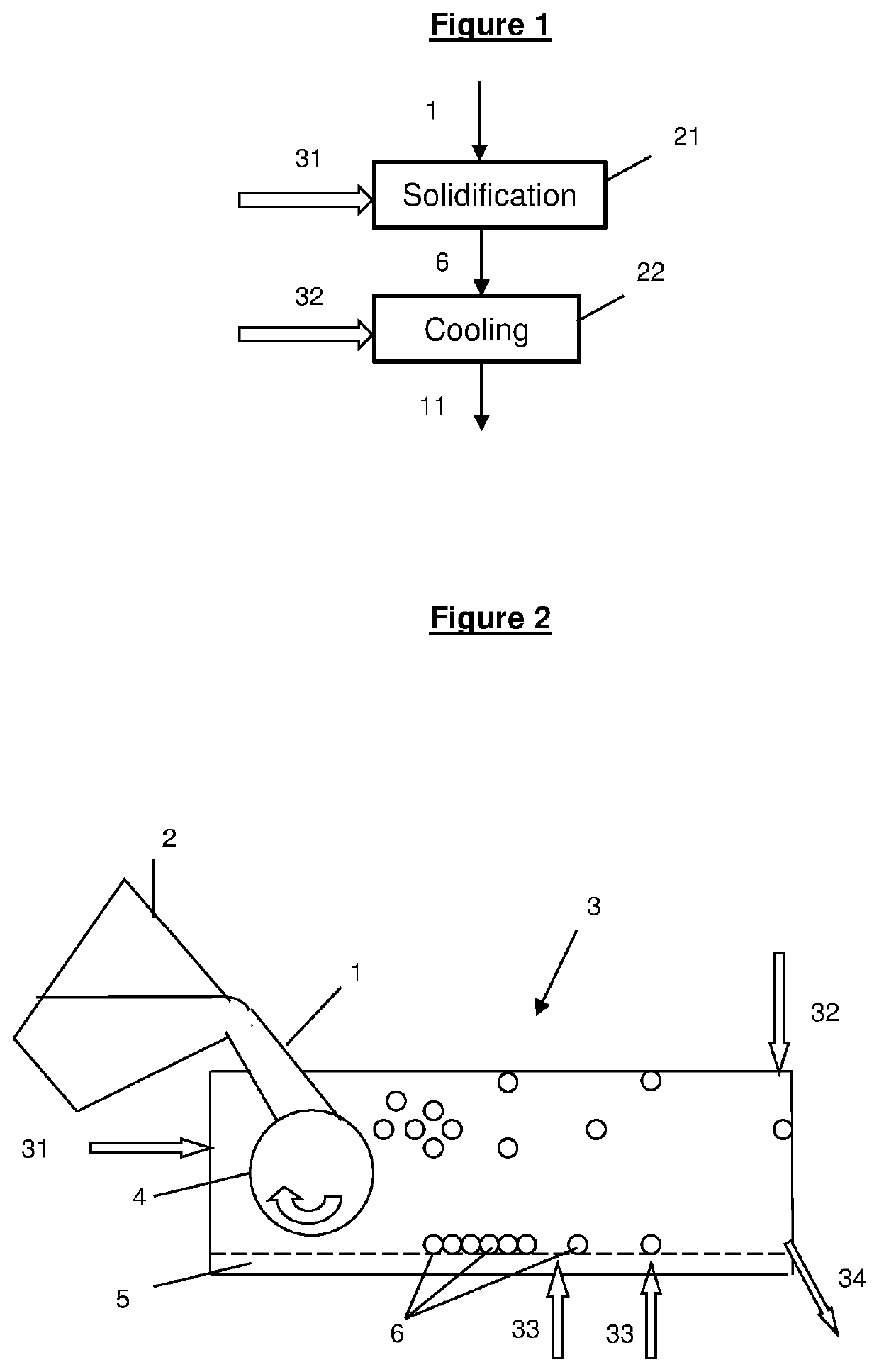 Method of continuous manufacturing of solidified steelmaking slag and associated device