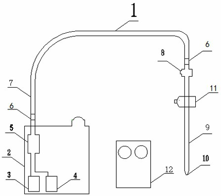 A rapid detection method for vehicle passage circles with a pressure-regulating liquid spraying device