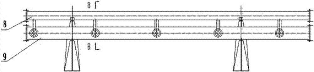 High-efficiency anti-clogging cyclone combined jet aeration device