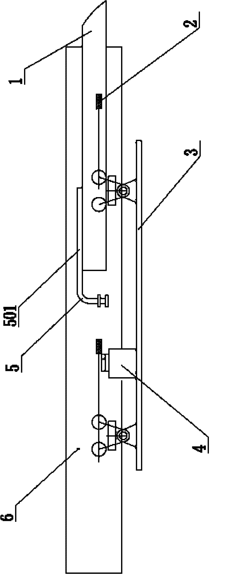 Lock-up mechanism for slippage door and slippage door