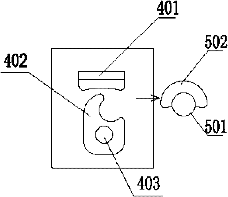 Lock-up mechanism for slippage door and slippage door