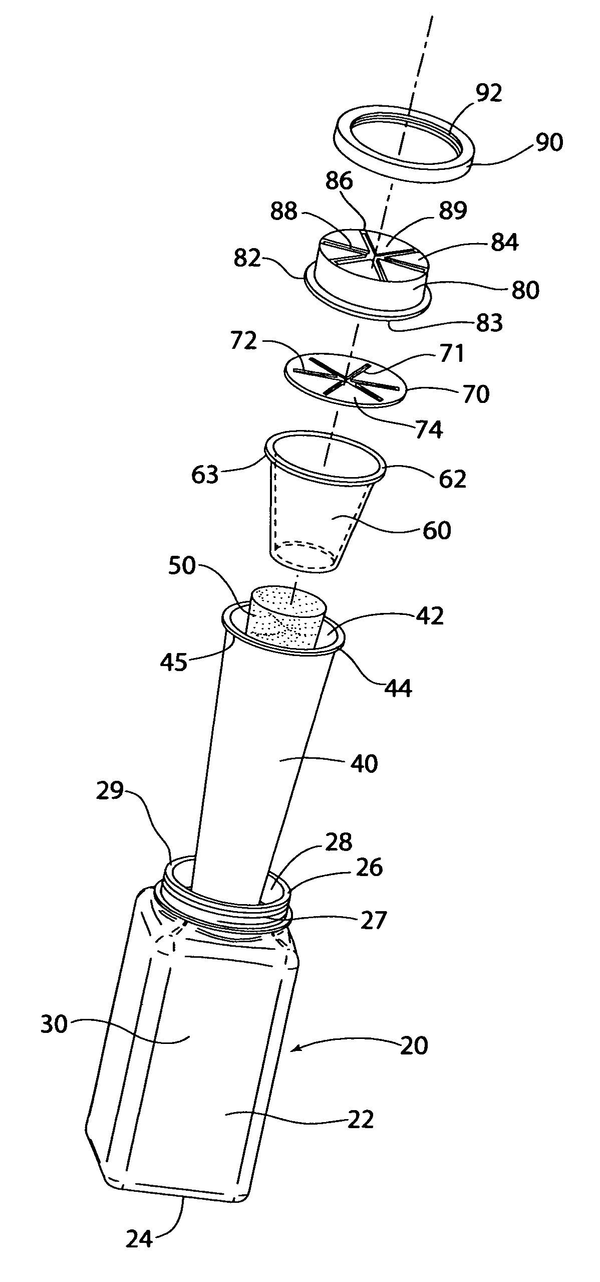 Cut flower shipping container