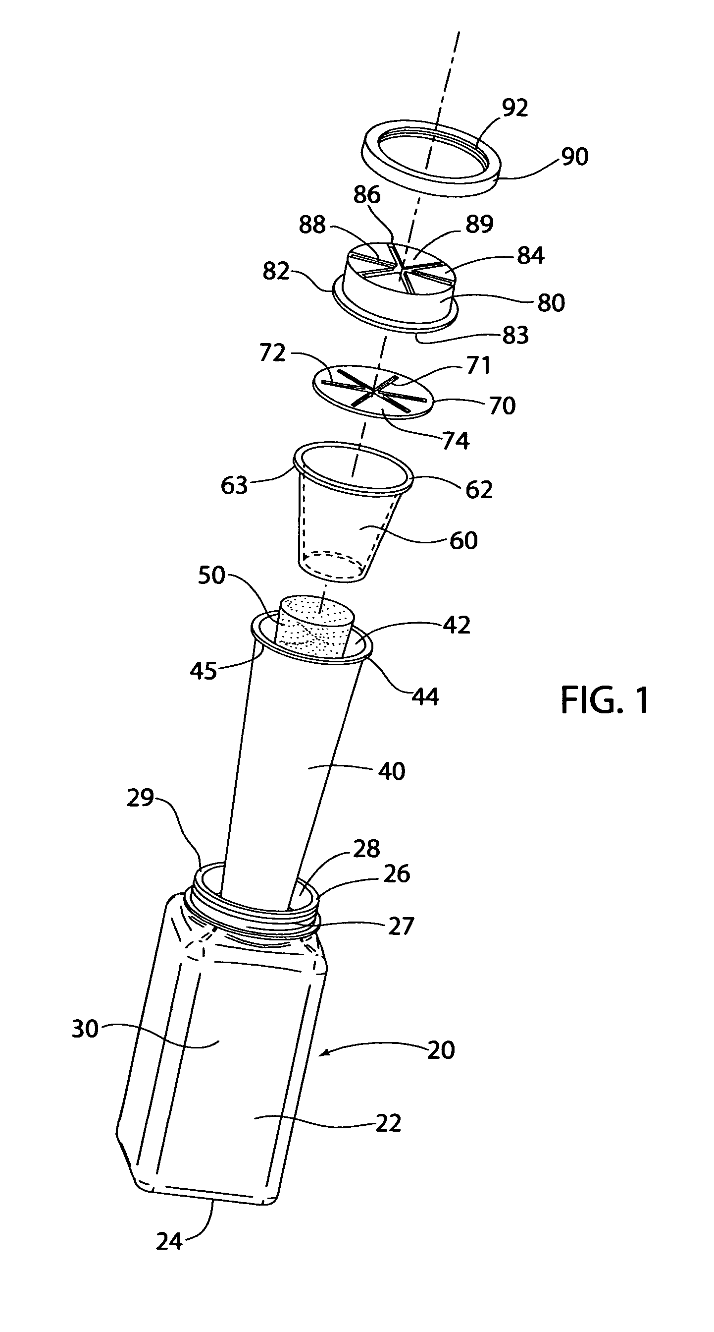 Cut flower shipping container