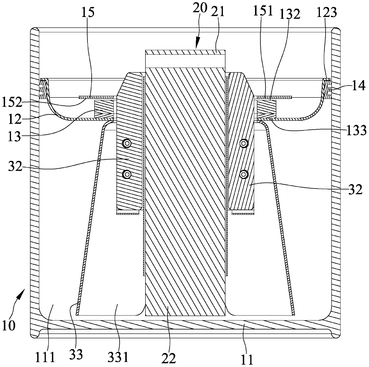 Combined structure for observing fire