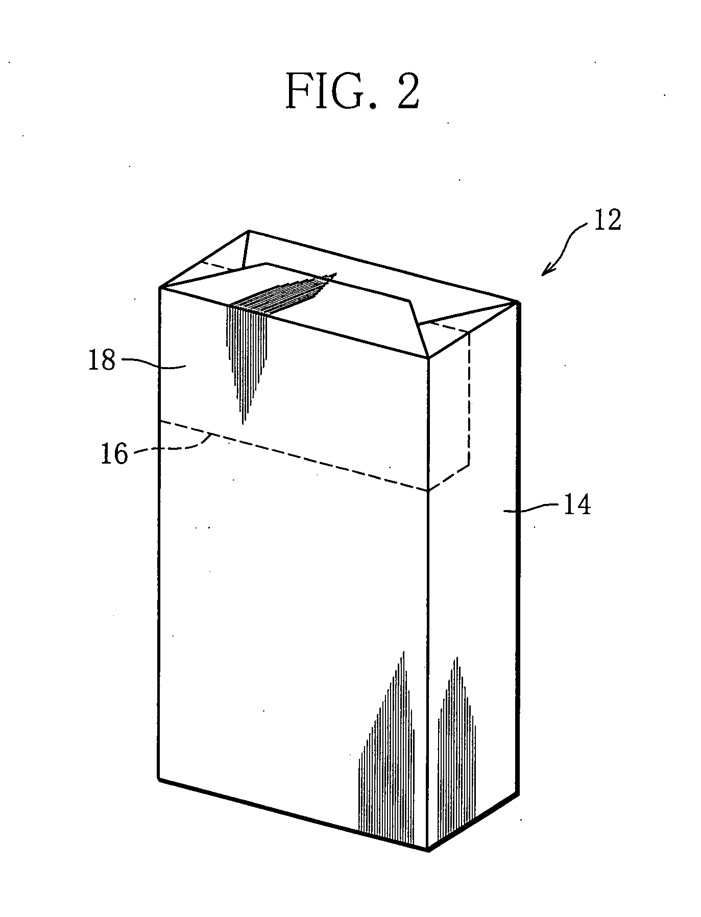 Cigarette package and method of fabricating the same