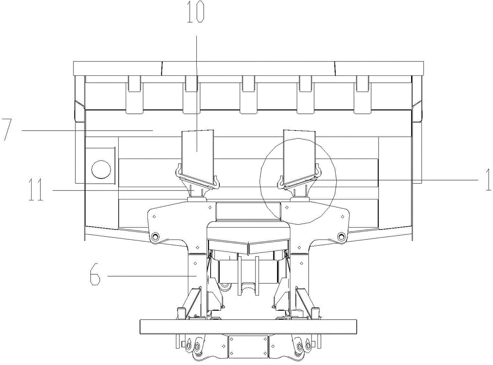 Compartment limit tool and installation method thereof