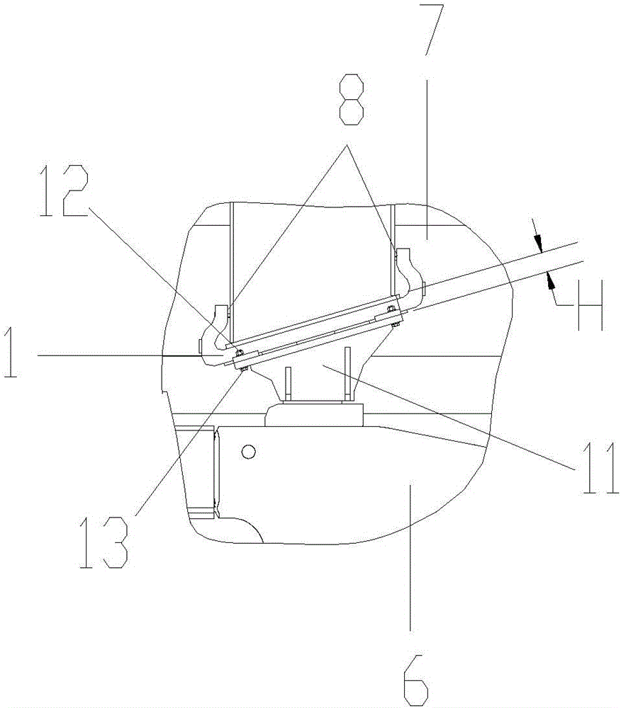 Compartment limit tool and installation method thereof