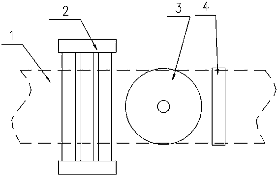 A non-contact pneumatic broom type hot-dip galvanizing system for strip steel