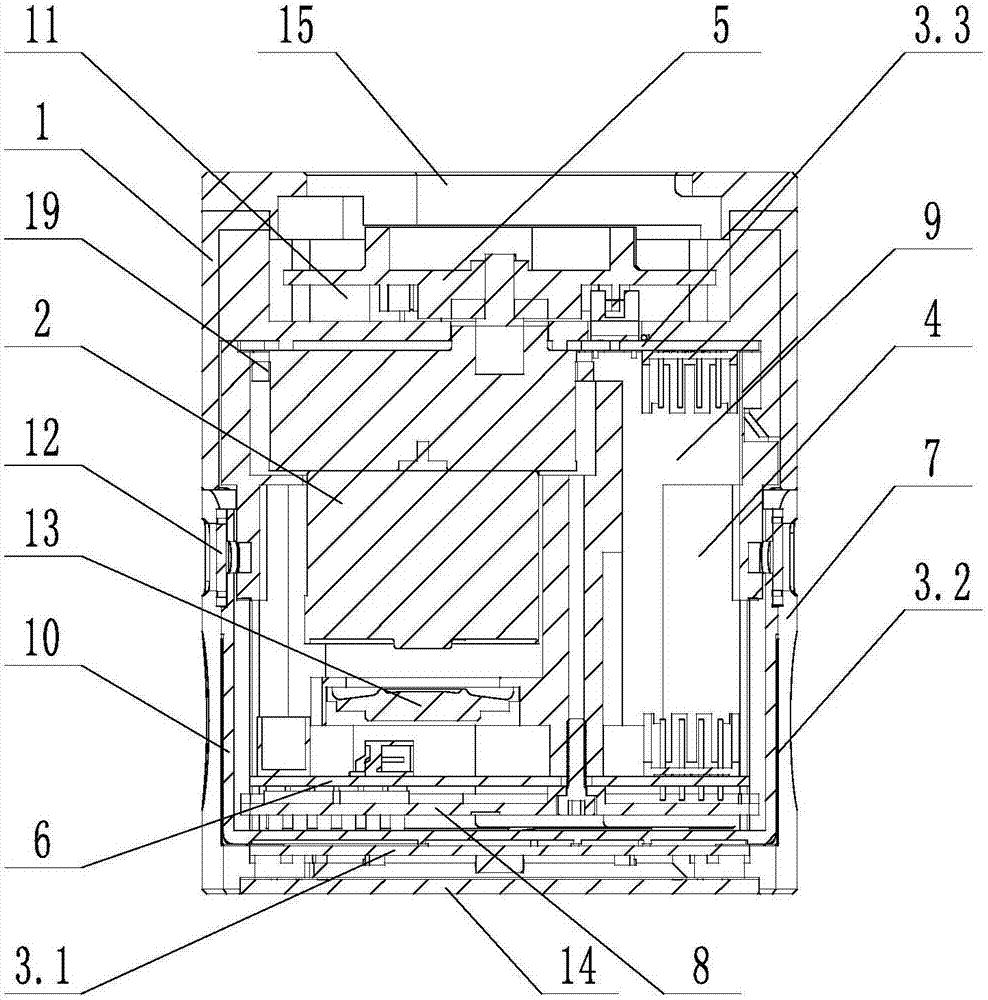 Power mechanism of intelligent lock and intelligent lock comprising power mechanism